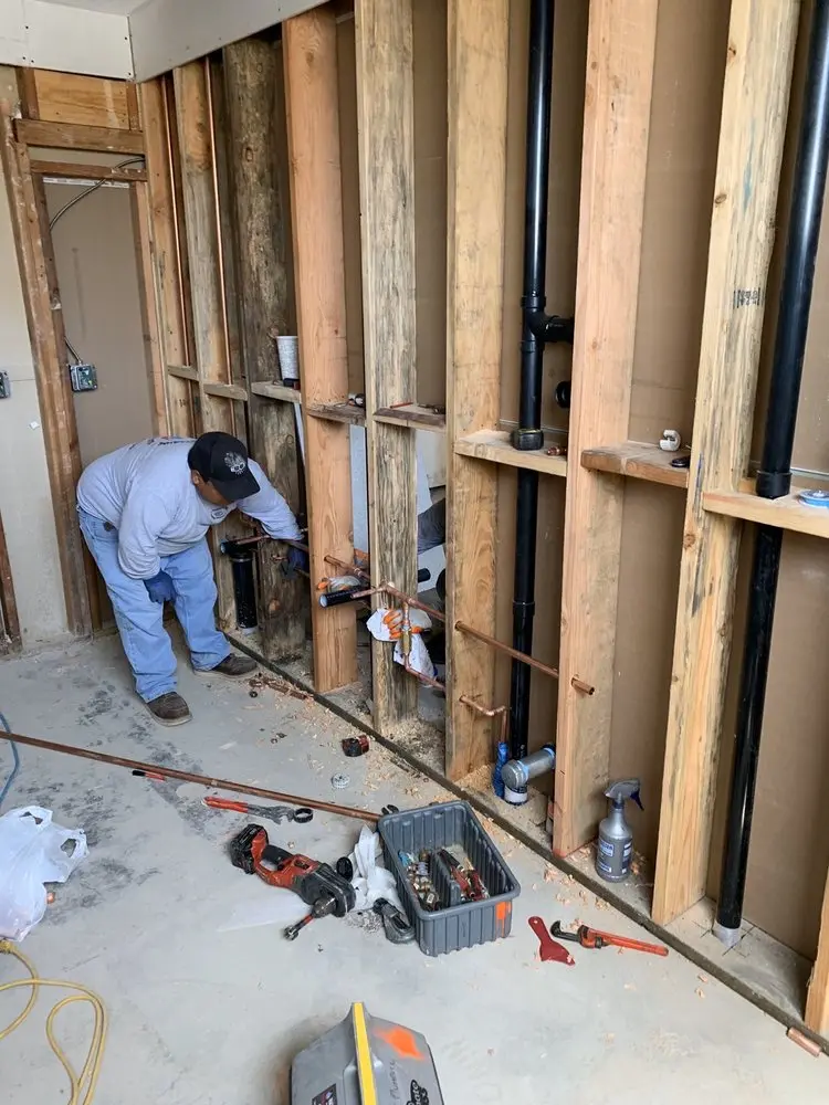 Commercial rough-in plumbing for Gas Line Repair in South Gateway